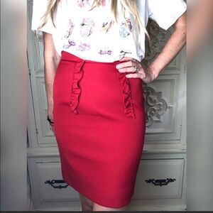スカート MIU MIU Cotton skirt with check insert on the bottom Miu Miu Cotton Skirt With Check Insert On The Bottom | Grailed